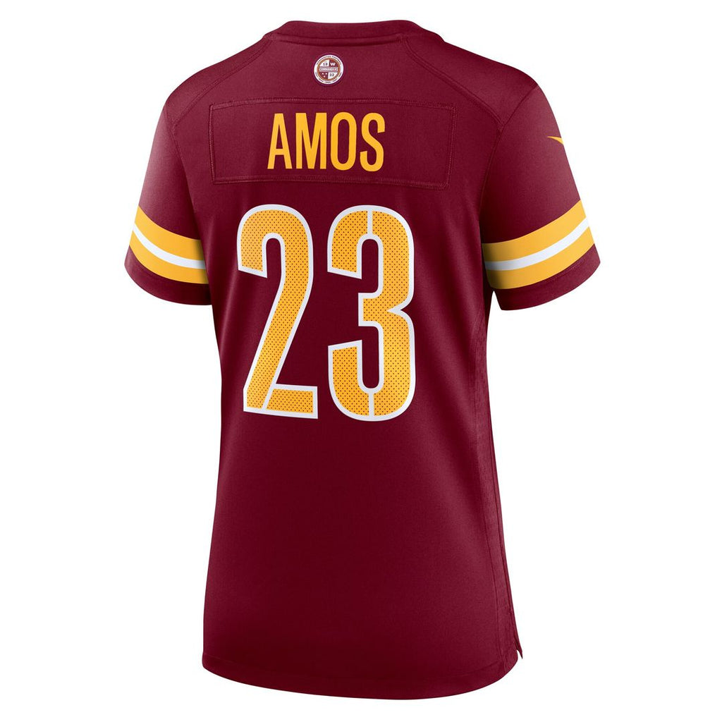 Trey Amos Washington Commanders Nike Women's Team Game Jersey - Burgundy Official NFL Team Apparel Football Fan Gear