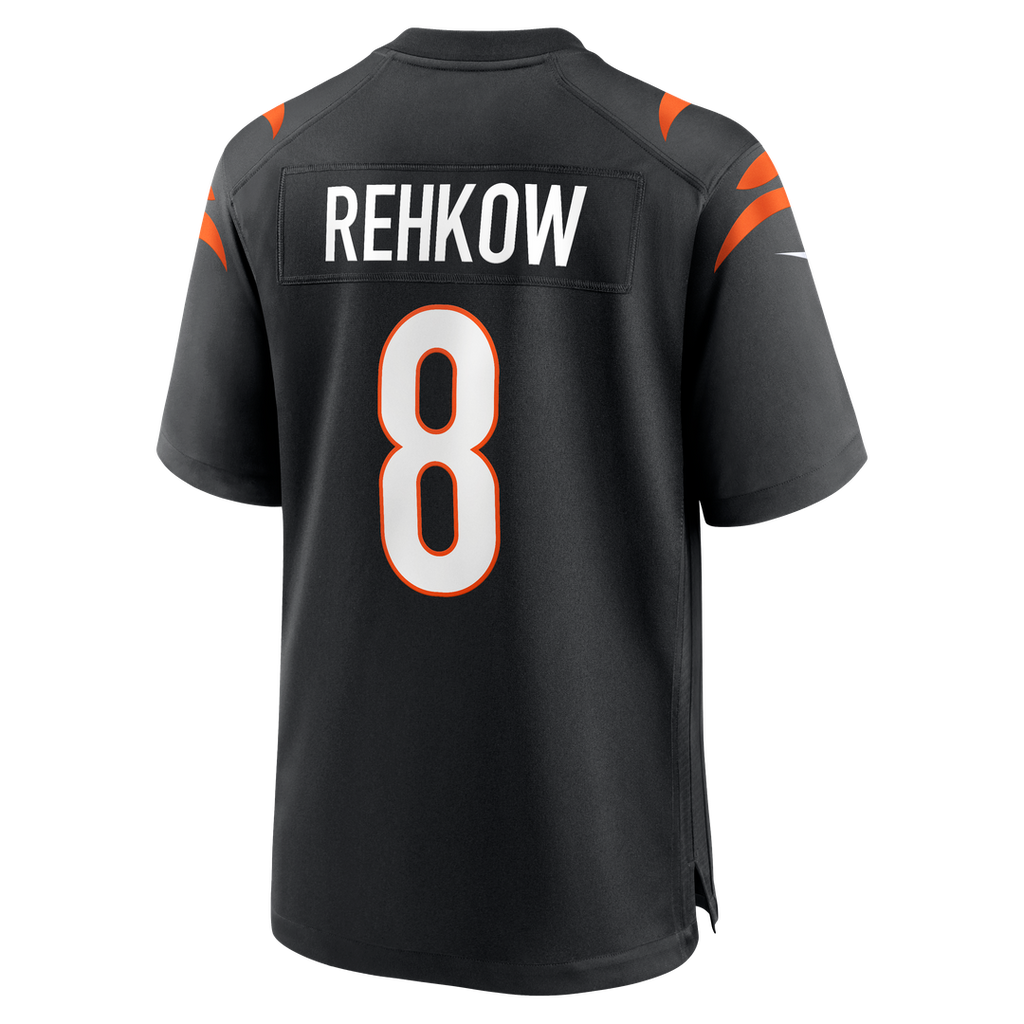 Ryan Rehkow Cincinnati Bengals Nike Game Jersey - Black Official NFL Team Apparel Football Fan Gear