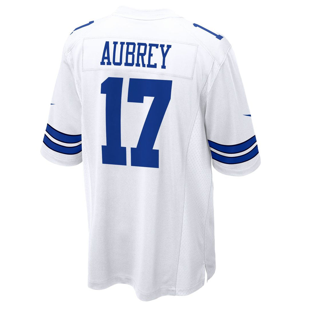 Brandon Aubrey Dallas Cowboys Nike Game Jersey - White Official NFL Team Apparel Football Fan Gear