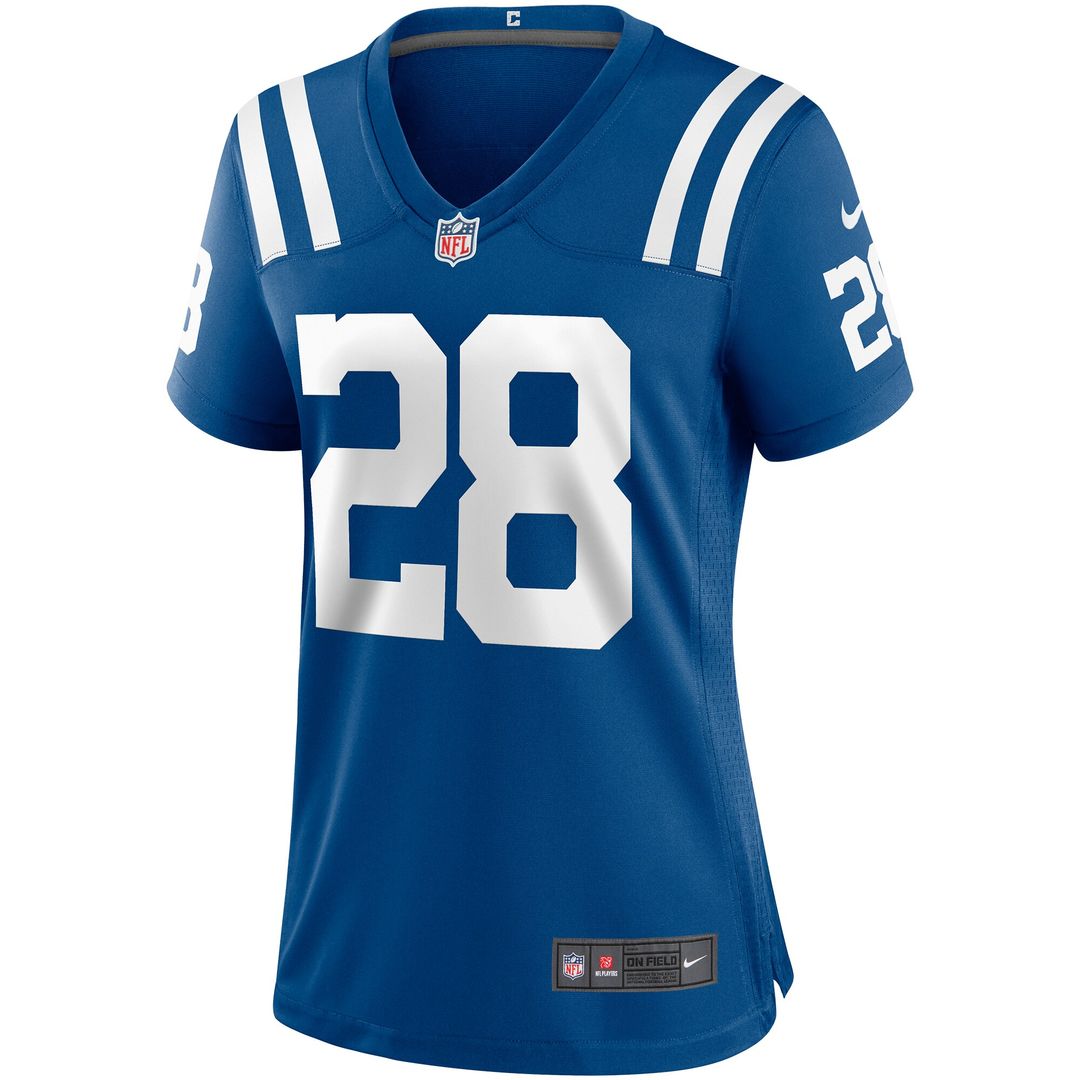 Jonathan Taylor Indianapolis Colts Nike Women's Game Jersey - Royal Official NFL Team Apparel Football Fan Gear