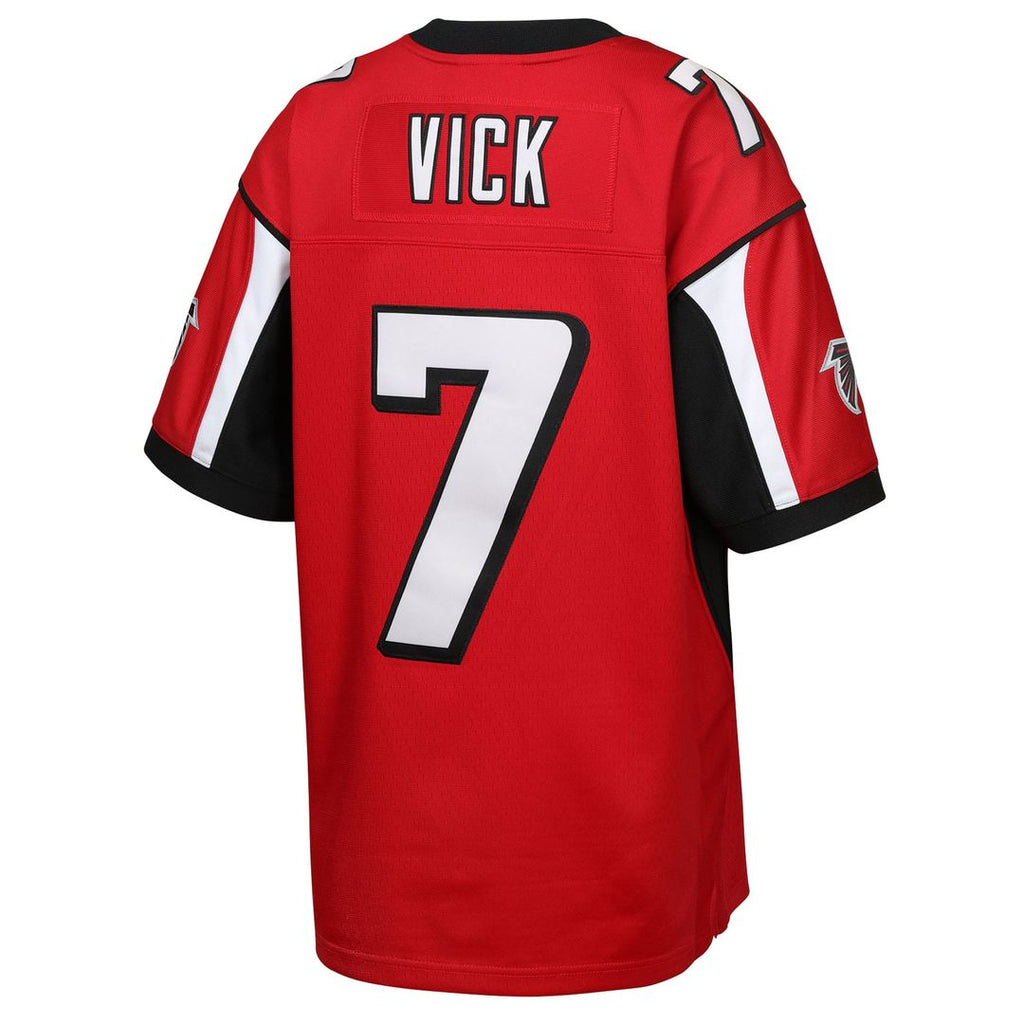 Michael Vick Atlanta Falcons Mitchell & Ness Youth 2003 Legacy Retired Player Jersey - Red Official NFL Team Apparel Football Fan Gear