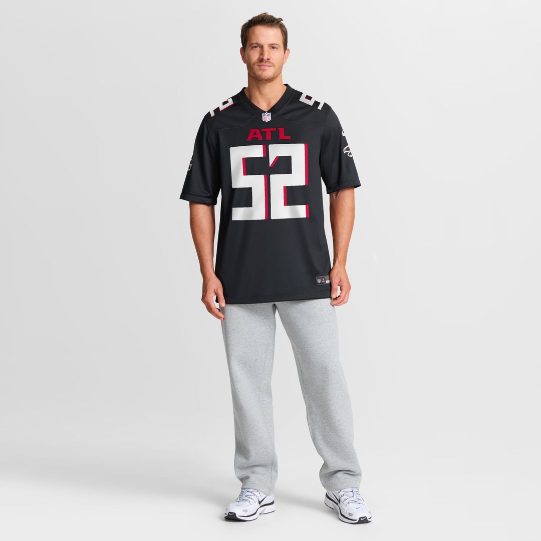 Jovaughn Gwyn Atlanta Falcons Nike Team Game Jersey - Black Official NFL Team Apparel Football Fan Gear