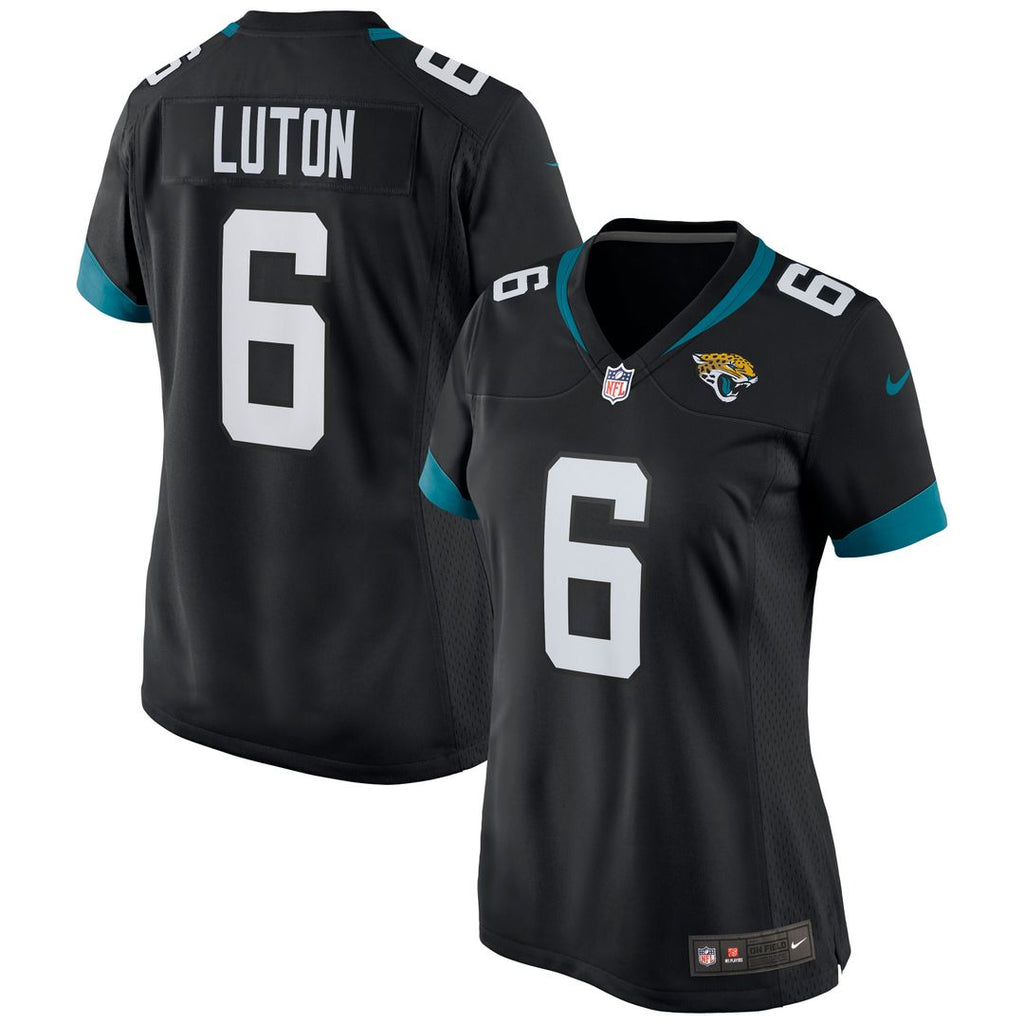 Jake Luton Jacksonville Jaguars Nike Women's Game Jersey - Black Official NFL Team Apparel Football Fan Gear