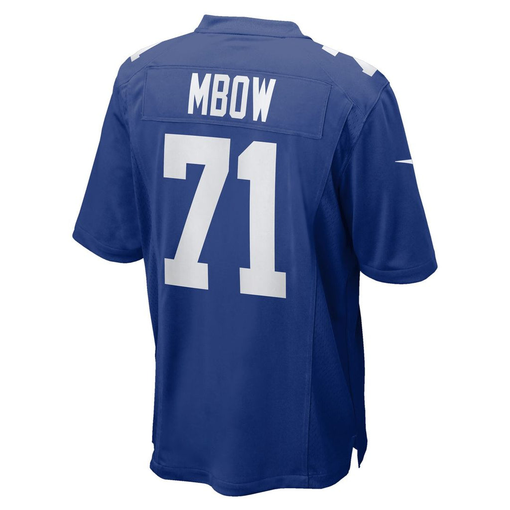 Marcus Mbow New York Giants Nike Team Game Jersey - Royal Official NFL Team Apparel Football Fan Gear