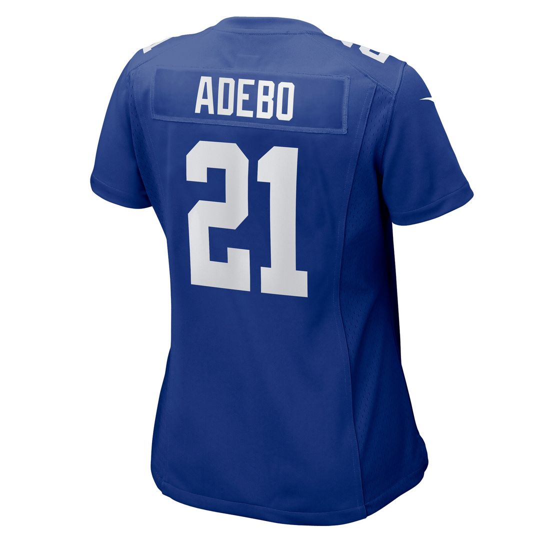 Paulson Adebo New York Giants Nike Women's Team Game Jersey - Royal Official NFL Team Apparel Football Fan Gear