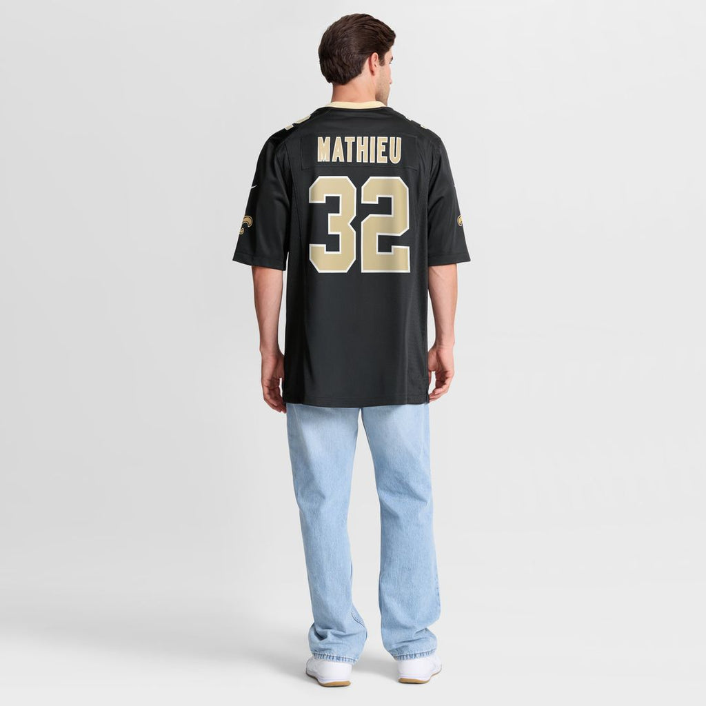 Tyrann Mathieu New Orleans Saints Nike Game Jersey - Black Official NFL Team Apparel Football Fan Gear