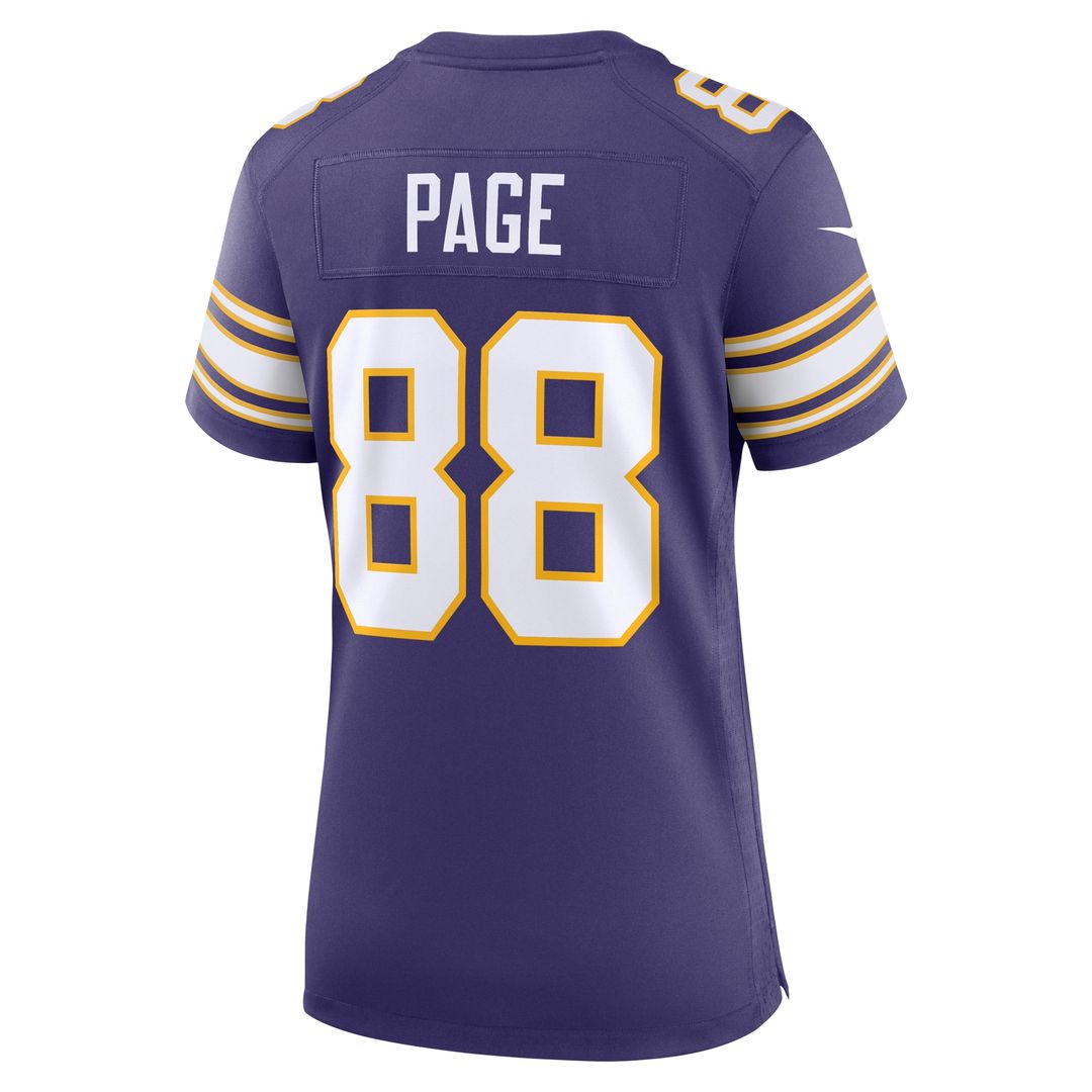 Alan Page Minnesota Vikings Nike Women's Classic Retired Player Jersey - Purple Official NFL Team Apparel Football Fan Gear