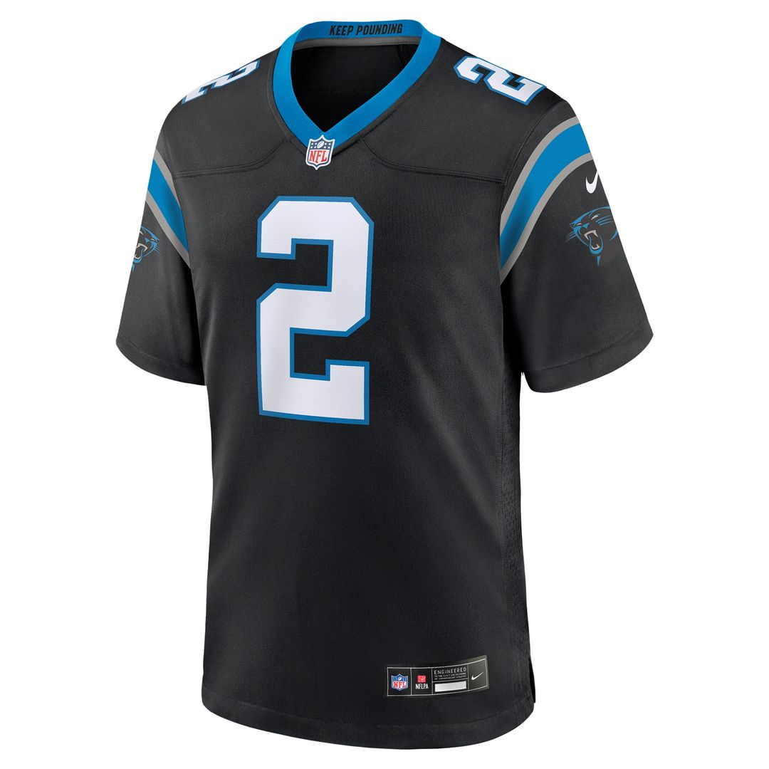 Mike Jackson Carolina Panthers Nike Game Jersey - Black Official NFL Team Apparel Football Fan Gear