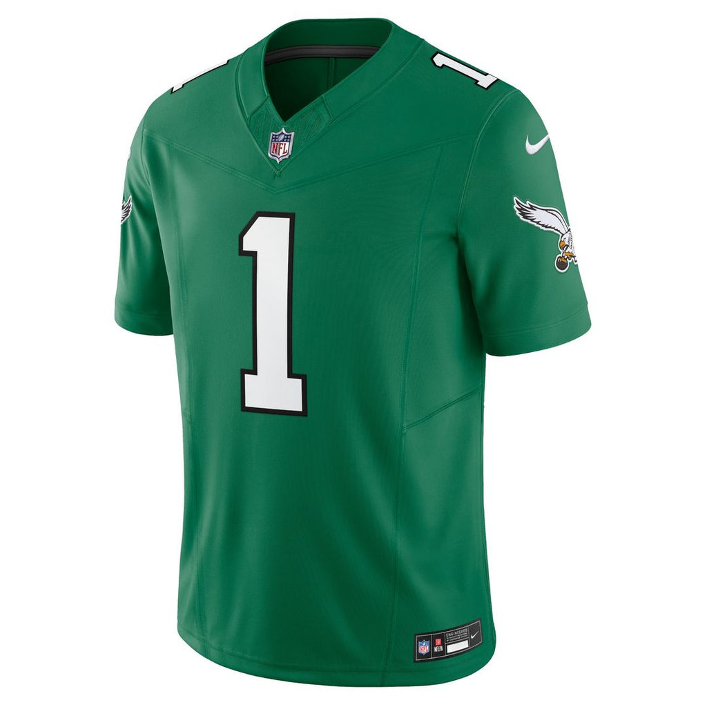 Jalen Hurts Philadelphia Eagles Nike Vapor F.U.S.E. Limited Jersey - Midnight Green Official NFL Team Apparel Football Fan Gear