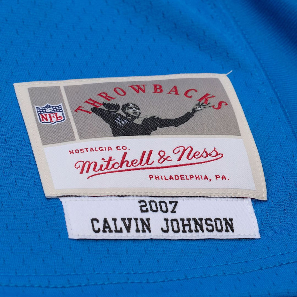 Calvin Johnson Detroit Lions Mitchell & Ness x Golf Wang Unisex 2007 Legacy Fashion Jersey - Blue Official NFL Team Apparel Football Fan Gear