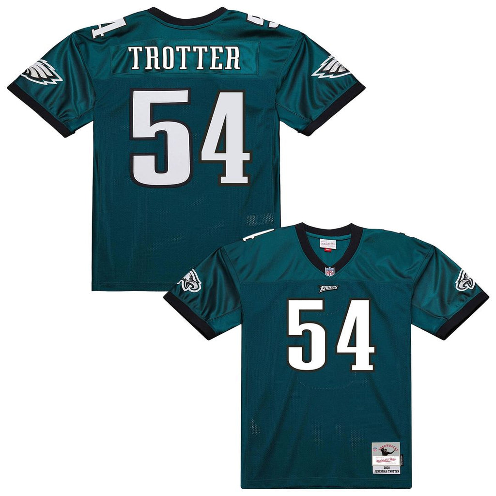 Jeremiah Trotter Philadelphia Eagles Mitchell & Ness 2000 Legacy Throwback Replica Jersey - Green Official NFL Team Apparel Football Fan Gear