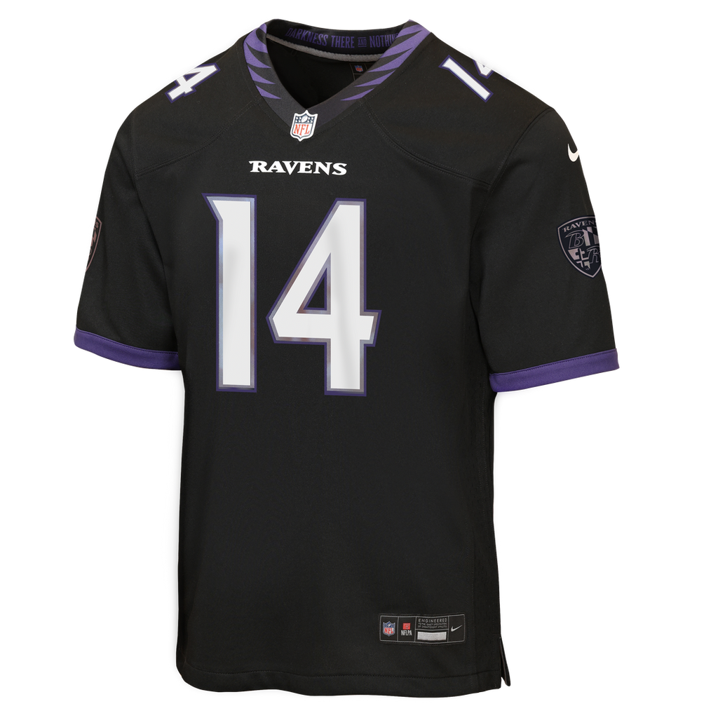 Kyle Hamilton Baltimore Ravens Nike Youth Alternate Game Jersey - Black Official NFL Team Apparel Football Fan Gear