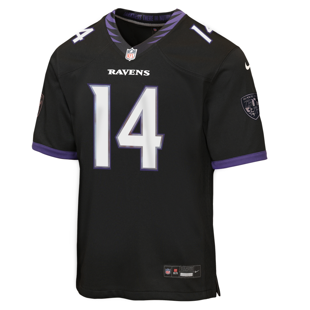 Kyle Hamilton Baltimore Ravens Nike Youth Alternate Game Jersey - Black Official NFL Team Apparel Football Fan Gear
