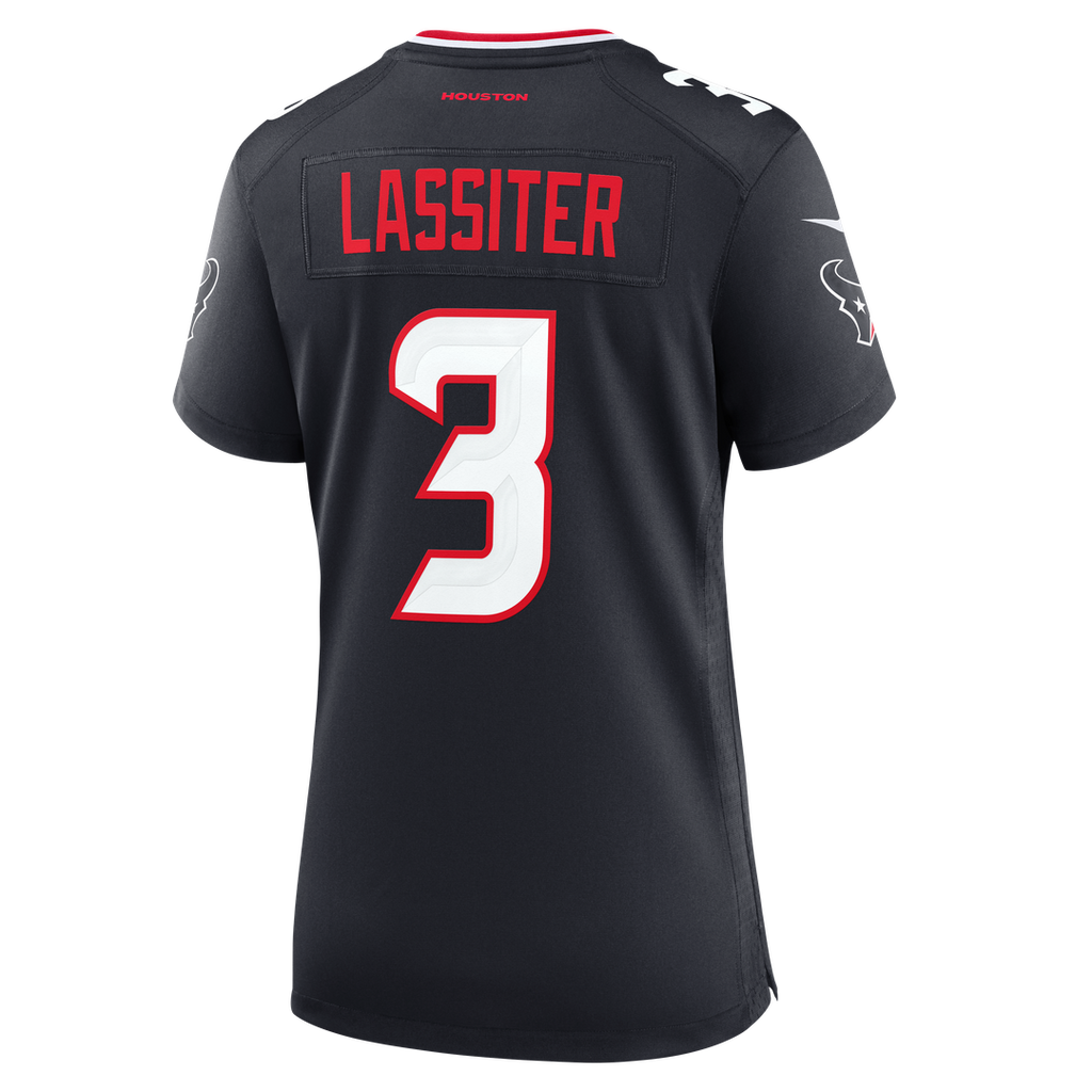 Kamari Lassiter Houston Texans Nike Women's Team Game Jersey - Navy Official NFL Team Apparel Football Fan Gear