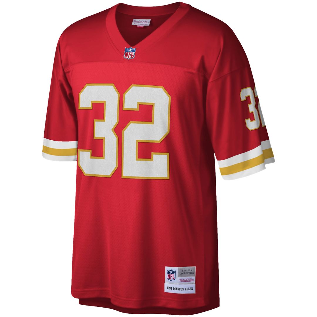 Marcus Allen Kansas City Chiefs Mitchell & Ness Legacy Replica Jersey - Red Official NFL Team Apparel Football Fan Gear