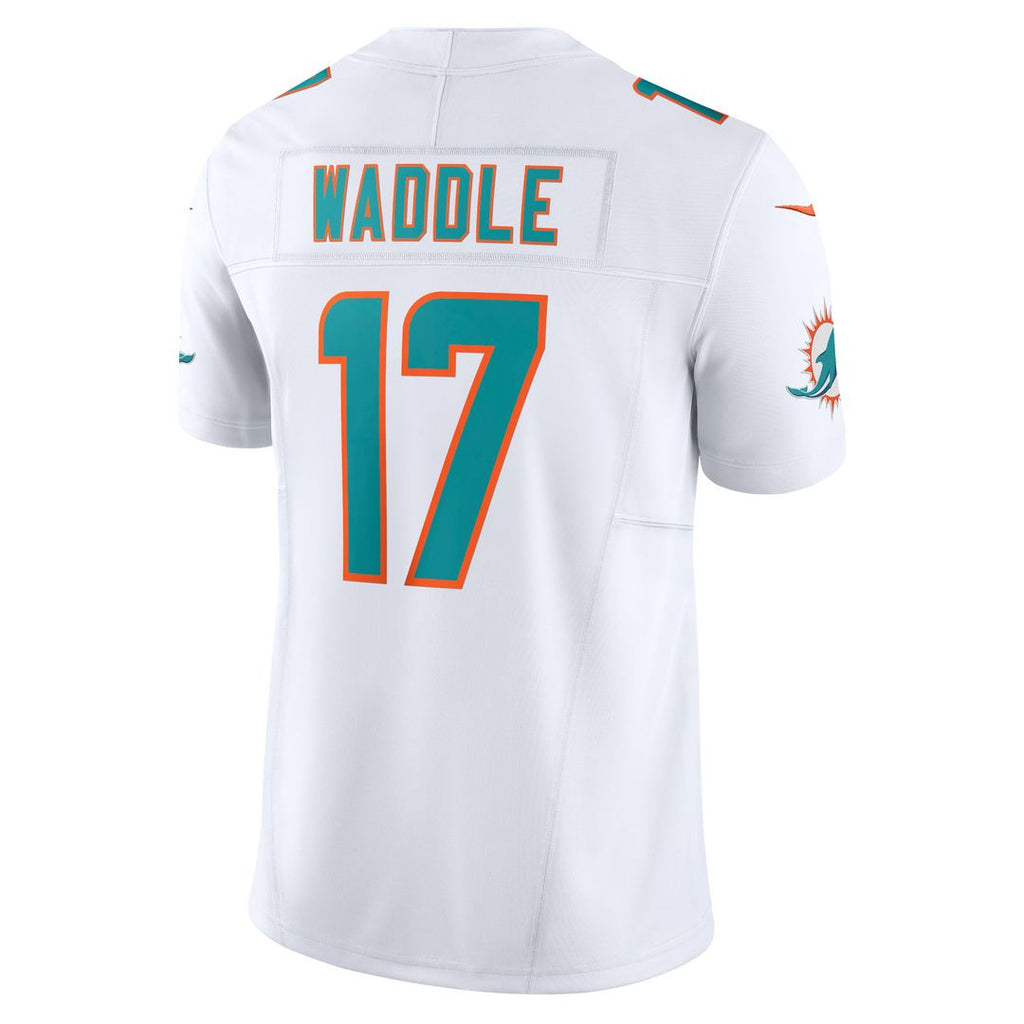 Jaylen Waddle Miami Dolphins Nike Vapor F.U.S.E. Limited Jersey - Aqua Official NFL Team Apparel Football Fan Gear