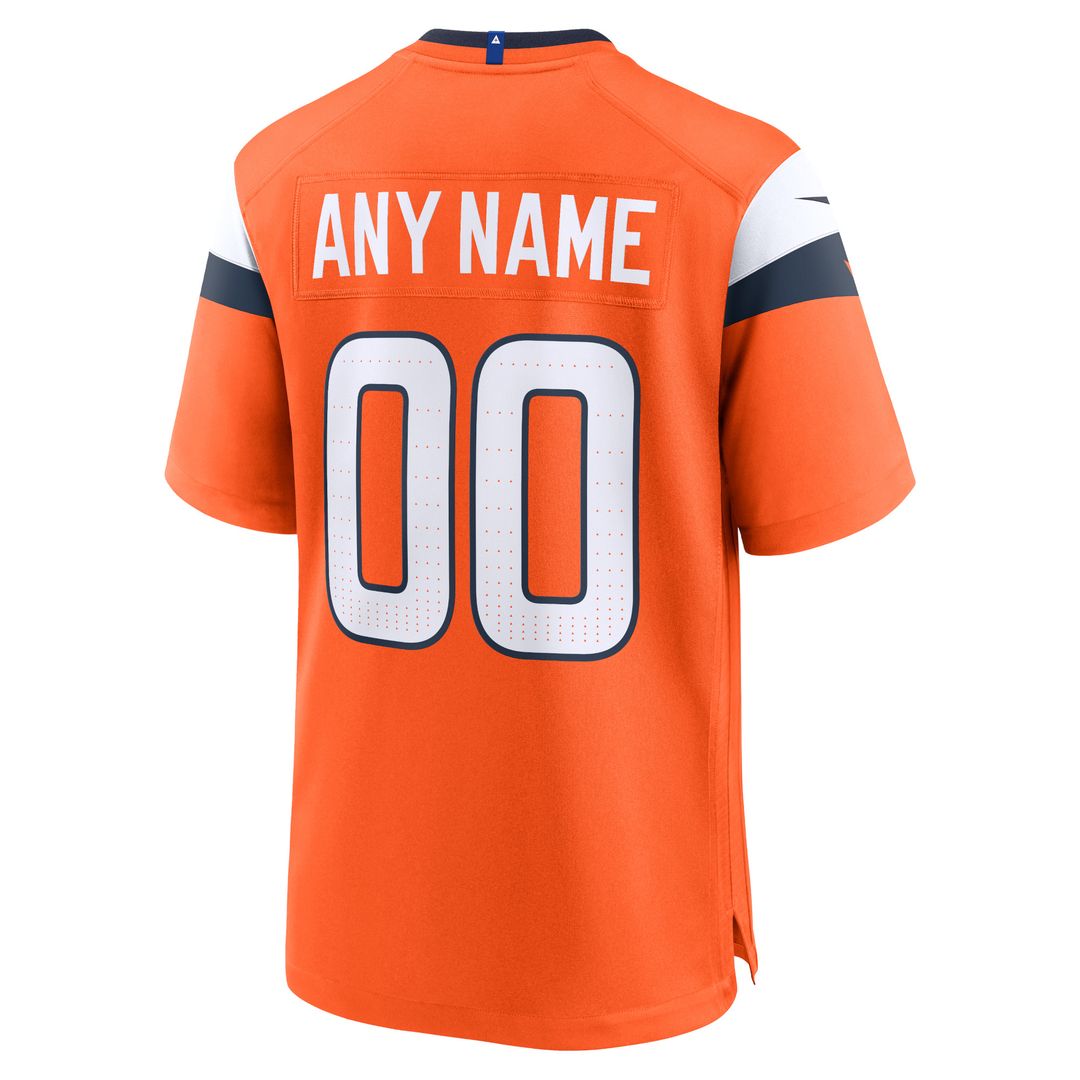 Denver Broncos Nike Custom Game Jersey - White Official NFL Team Apparel Football Fan Gear
