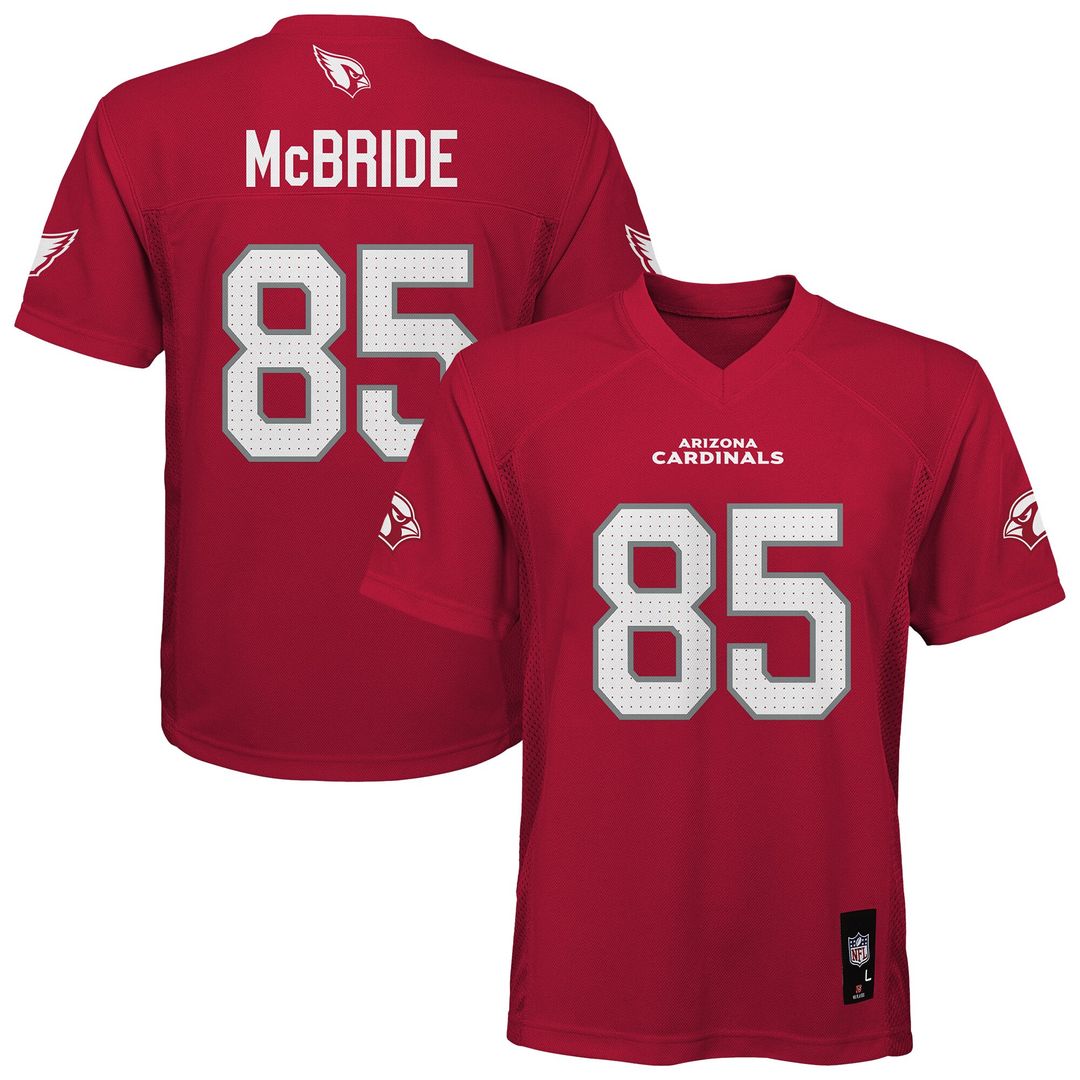 Trey McBride Arizona Cardinals Youth Replica Player Jersey - Cardinal Official NFL Team Apparel Football Fan Gear