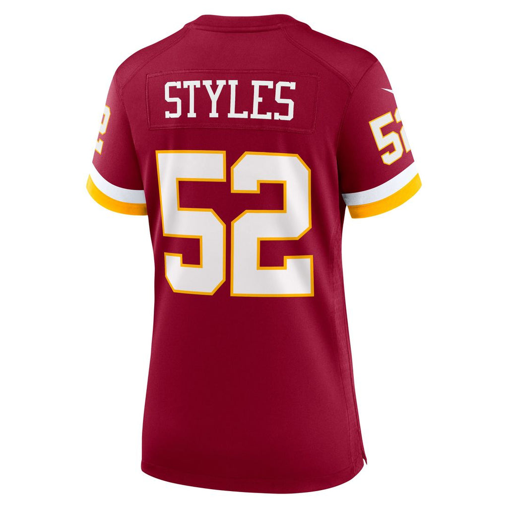 Sonny Styles Washington Commanders Nike Women's Game Super Bowl Era Jersey - White Official NFL Team Apparel Football Fan Gear