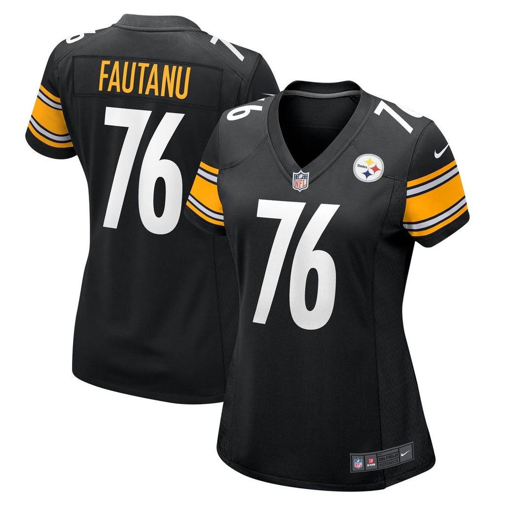 Troy Fautanu Pittsburgh Steelers Nike Women's Game Jersey - Black Official NFL Team Apparel Football Fan Gear