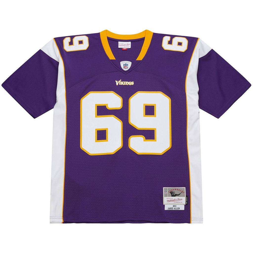 Jared Allen Minnesota Vikings Mitchell & Ness 2011 Legacy Replica Jersey - Purple Official NFL Team Apparel Football Fan Gear