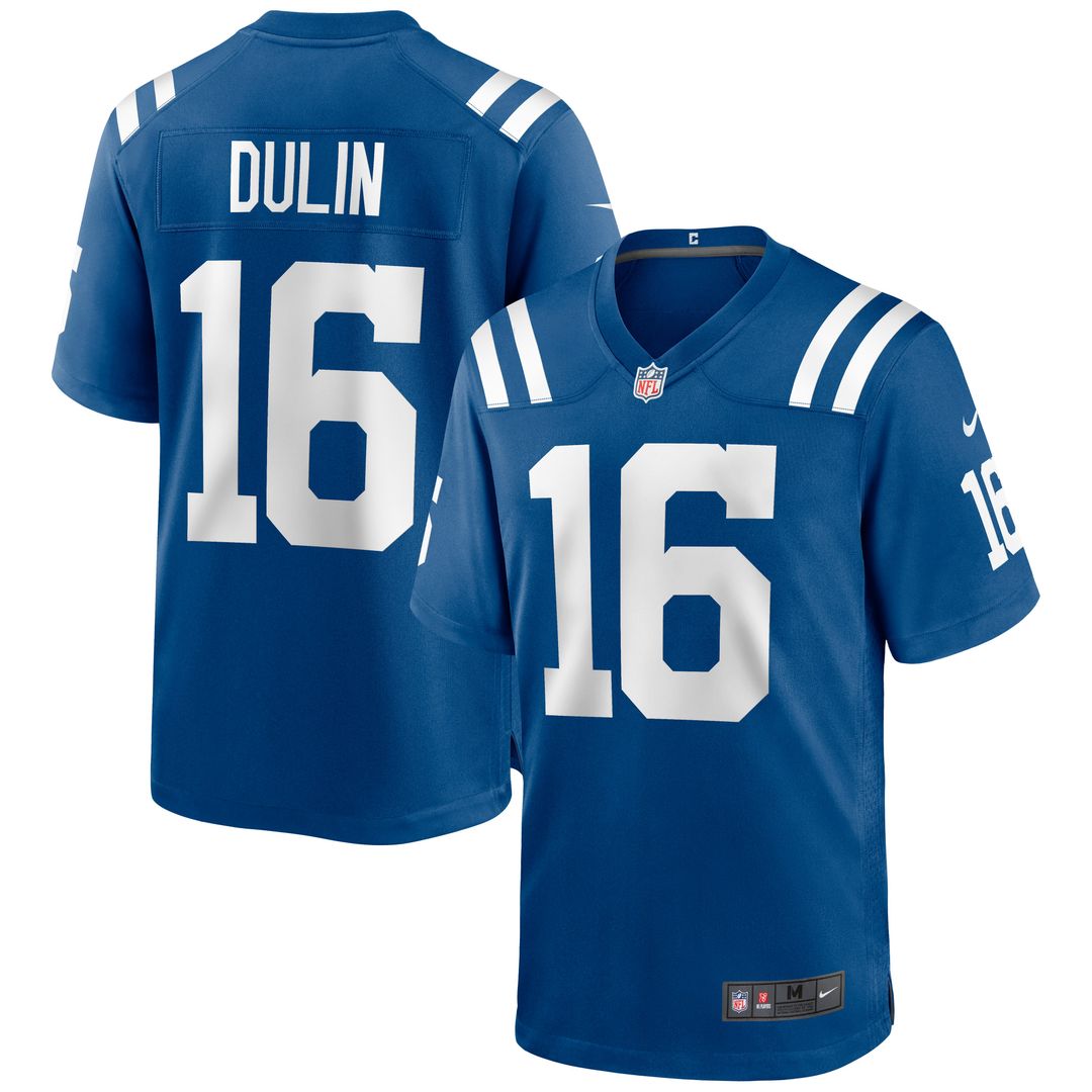 Ashton Dulin Indianapolis Colts Nike Game Jersey - Royal Official NFL Team Apparel Football Fan Gear