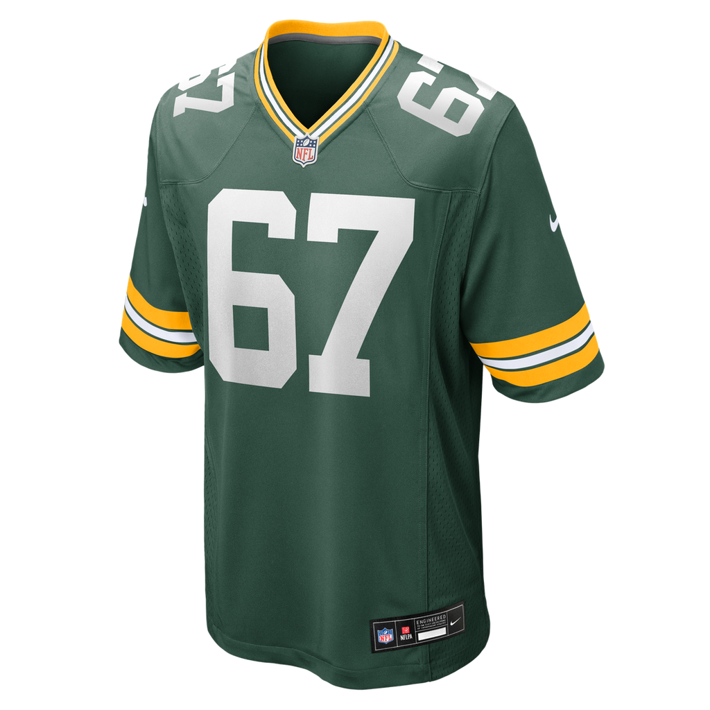 Donovan Jennings Green Bay Packers Nike Team Game Jersey - Green Official NFL Team Apparel Football Fan Gear