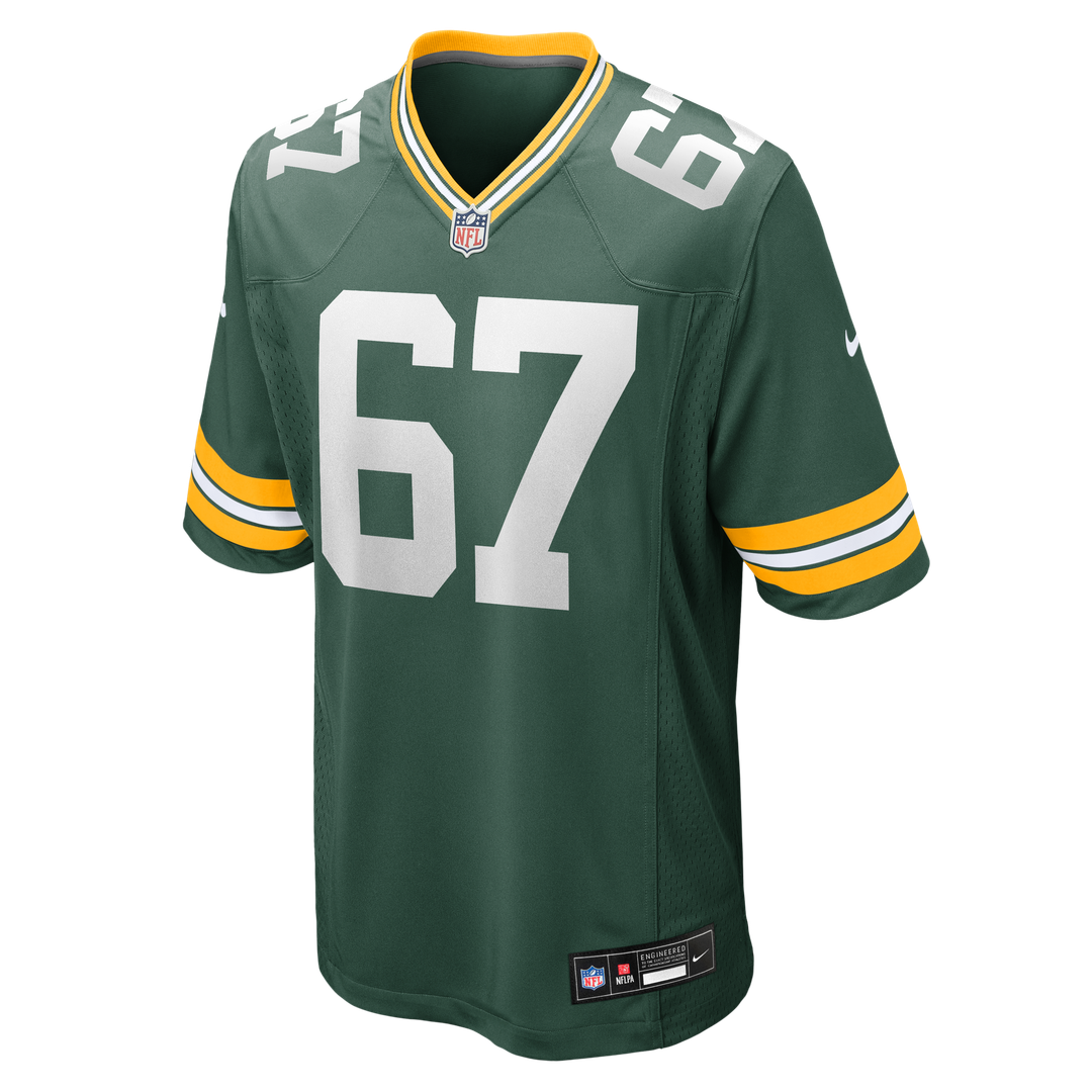 Donovan Jennings Green Bay Packers Nike Team Game Jersey - Green Official NFL Team Apparel Football Fan Gear