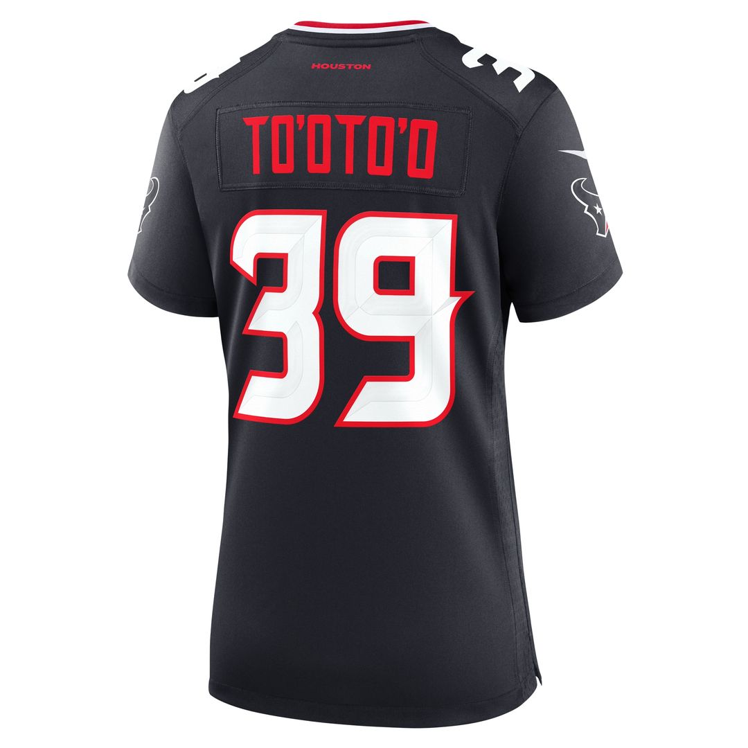 Henry To'oto'o Houston Texans Nike Women's Team Game Jersey - Navy Official NFL Team Apparel Football Fan Gear