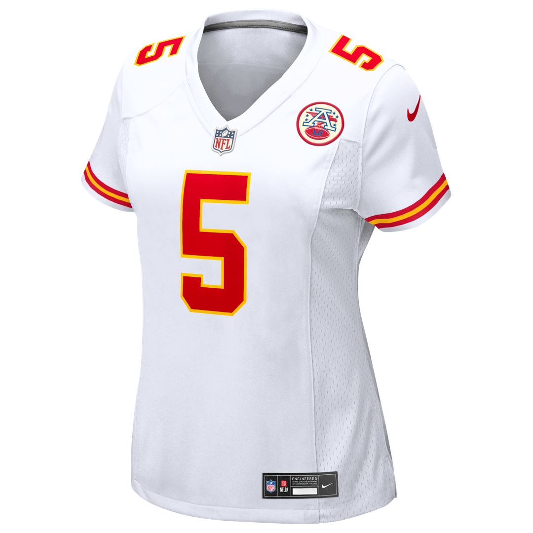 Mansoor Delane Kansas City Chiefs Nike Women's Game Jersey - White Official NFL Team Apparel Football Fan Gear