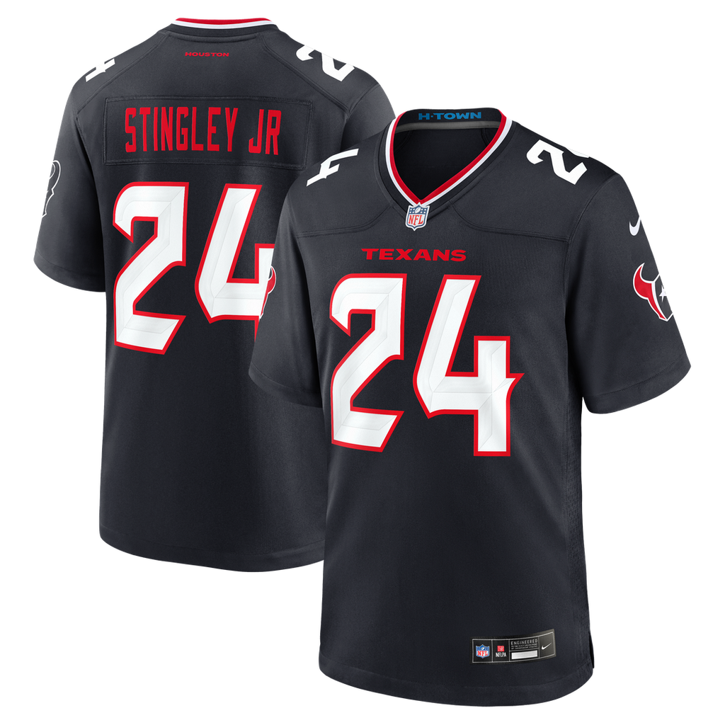 Derek Stingley Jr. Houston Texans Nike Game Jersey - Navy Official NFL Team Apparel Football Fan Gear