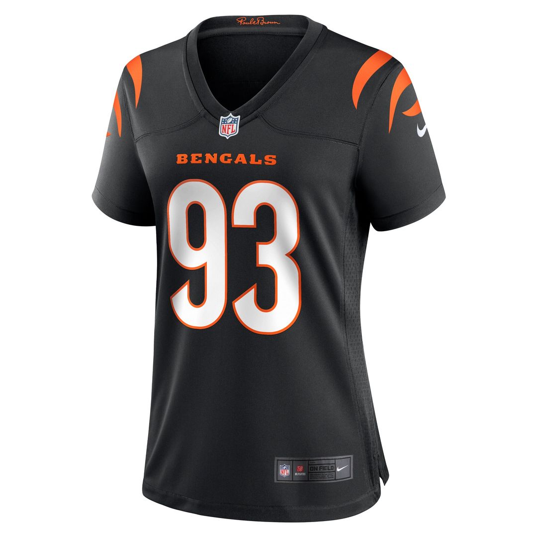 McKinnley Jackson Cincinnati Bengals Nike Women's Game Jersey - Black Official NFL Team Apparel Football Fan Gear