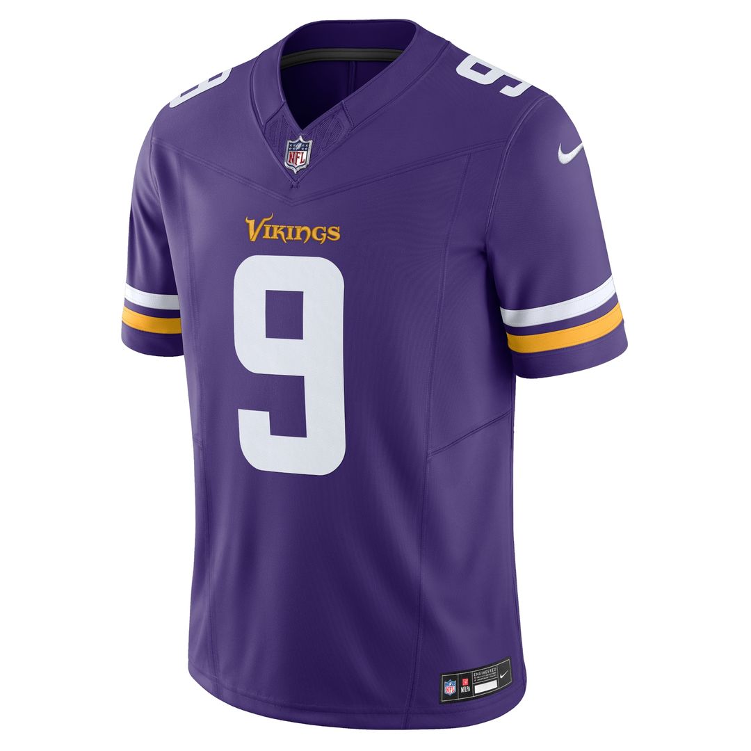 J.J. McCarthy Minnesota Vikings Nike Vapor F.U.S.E. Limited Jersey - Purple Official NFL Team Apparel Football Fan Gear