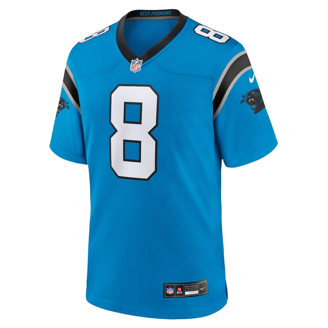 Jaycee Horn Carolina Panthers Nike Alternate Game Jersey - Blue Official NFL Team Apparel Football Fan Gear