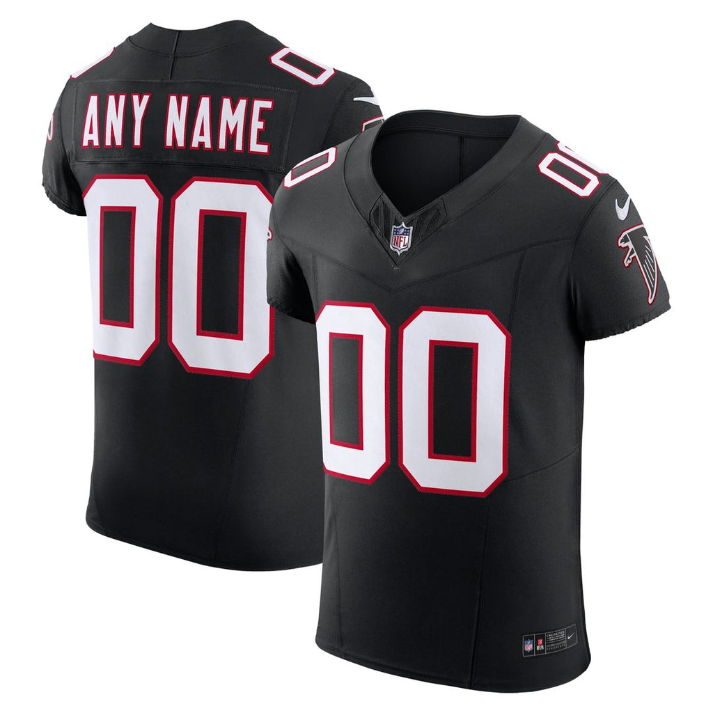 Atlanta Falcons Nike Vapor F.U.S.E. Elite Custom Jersey - Black Official NFL Team Apparel Football Fan Gear