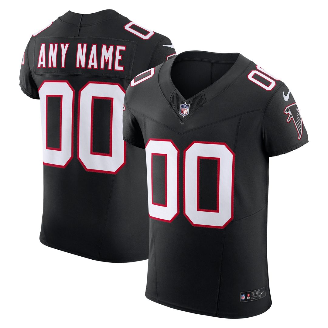 Atlanta Falcons Nike Vapor F.U.S.E. Elite Custom Jersey - Black Official NFL Team Apparel Football Fan Gear