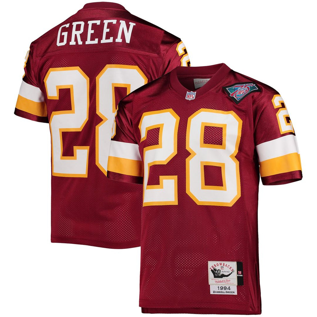 Darrell Green Washington Football Team 1994 Mitchell & Ness Authentic Throwback Retired Player Jersey - Burgundy Official NFL Team Apparel Football Fa