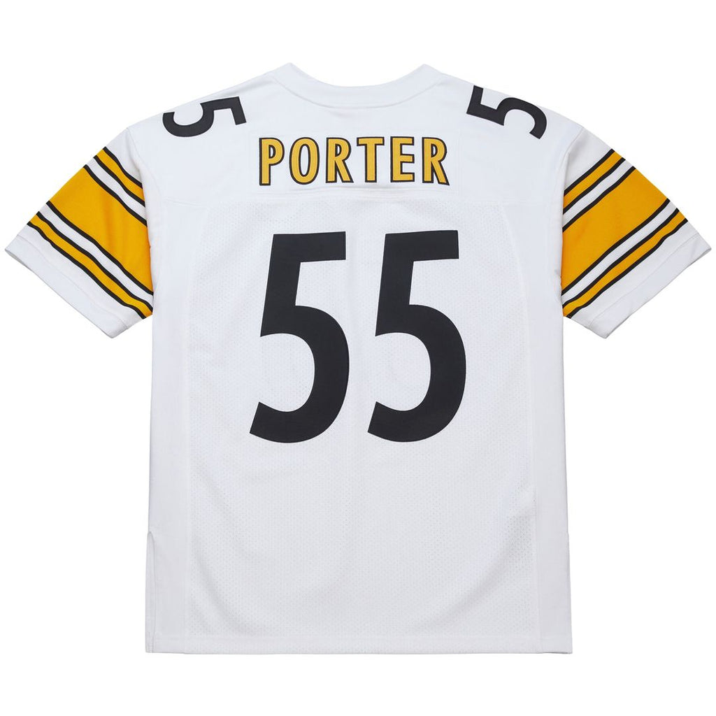 Joey Porter Pittsburgh Steelers Mitchell & Ness 2005 Authentic Throwback Retired Player Jersey - White Official NFL Team Apparel Football Fan Gear