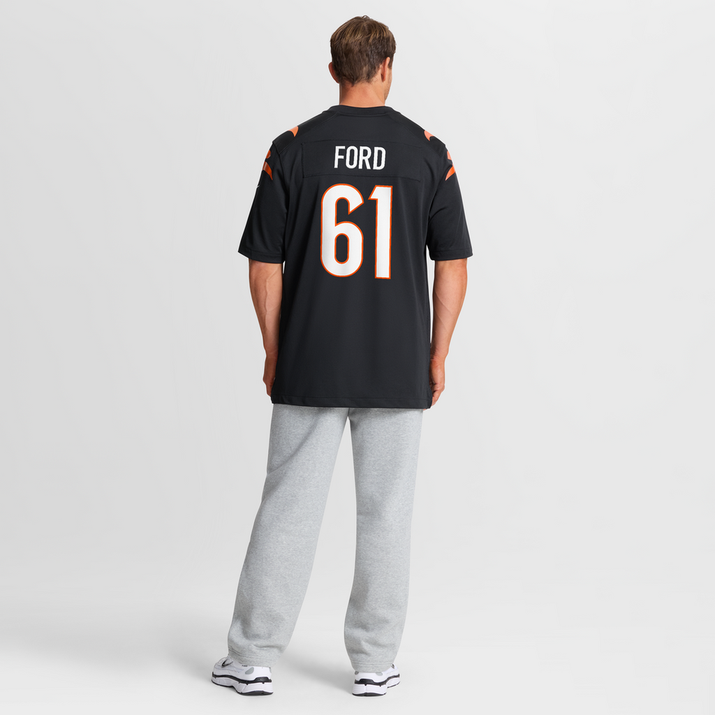 Cody Ford Cincinnati Bengals Nike Game Jersey - Black Official NFL Team Apparel Football Fan Gear