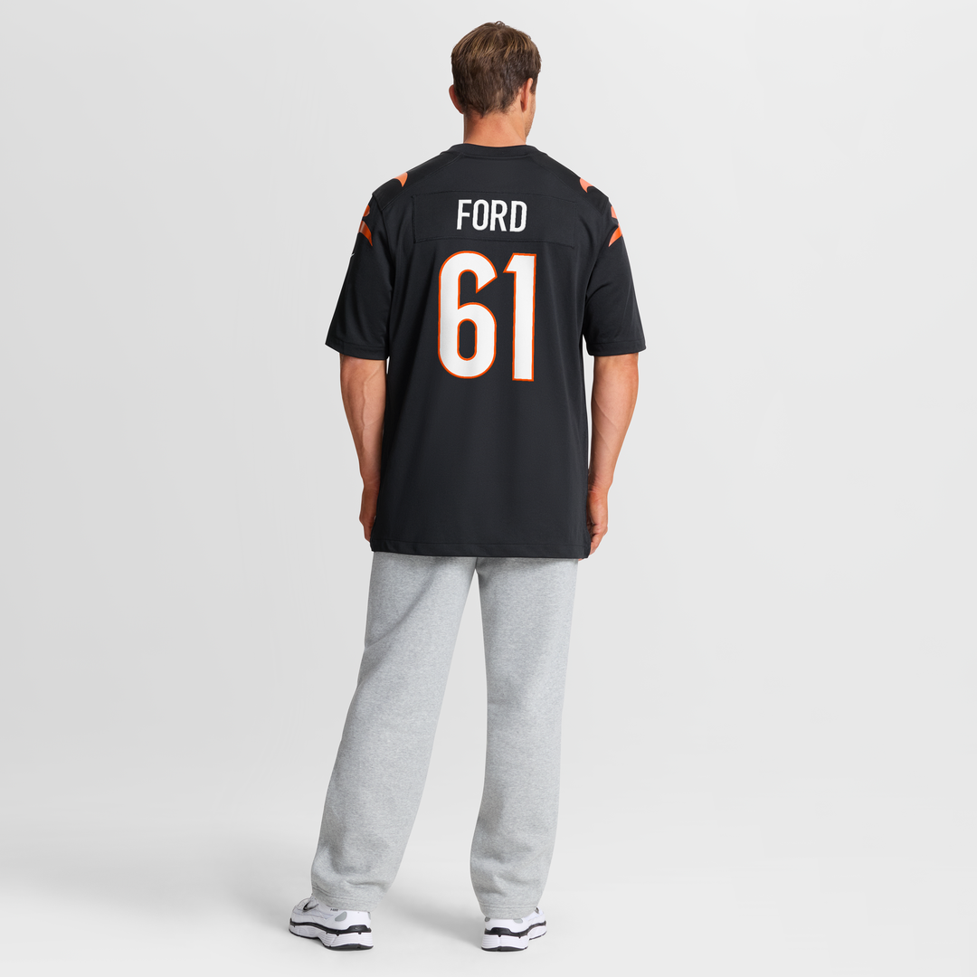 Cody Ford Cincinnati Bengals Nike Game Jersey - Black Official NFL Team Apparel Football Fan Gear