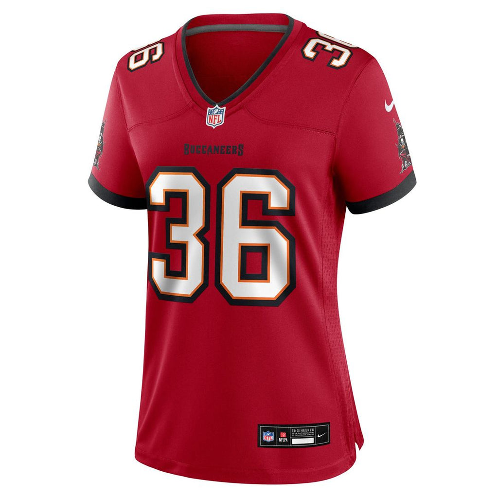 JJ Roberts Tampa Bay Buccaneers Nike Women's Team Game Jersey - Red Official NFL Team Apparel Football Fan Gear