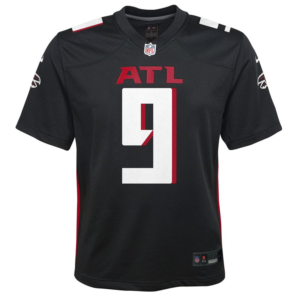 Michael Penix Jr. Atlanta Falcons Nike Youth Team Game Jersey - Black Official NFL Team Apparel Football Fan Gear