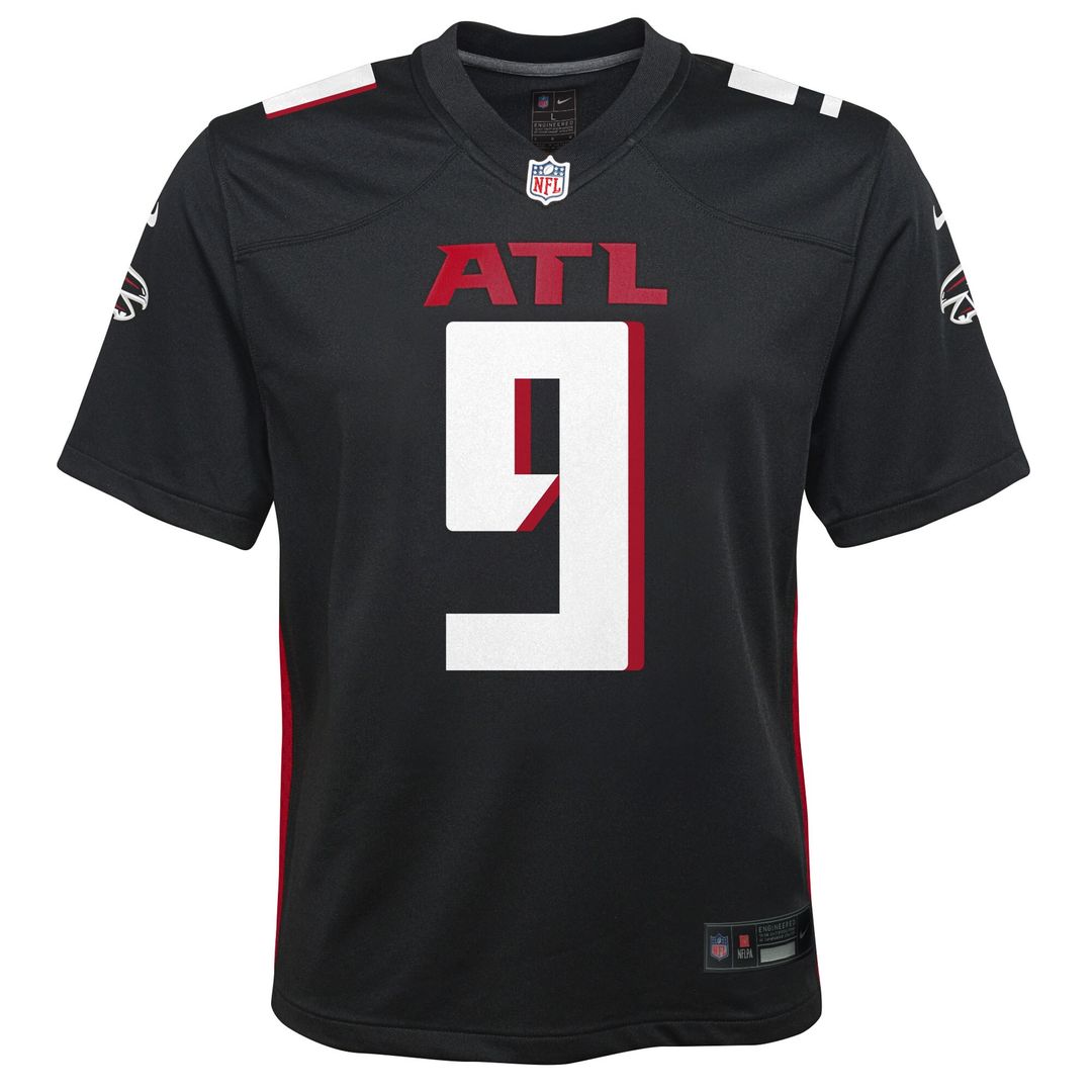Michael Penix Jr. Atlanta Falcons Nike Youth Team Game Jersey - Black Official NFL Team Apparel Football Fan Gear