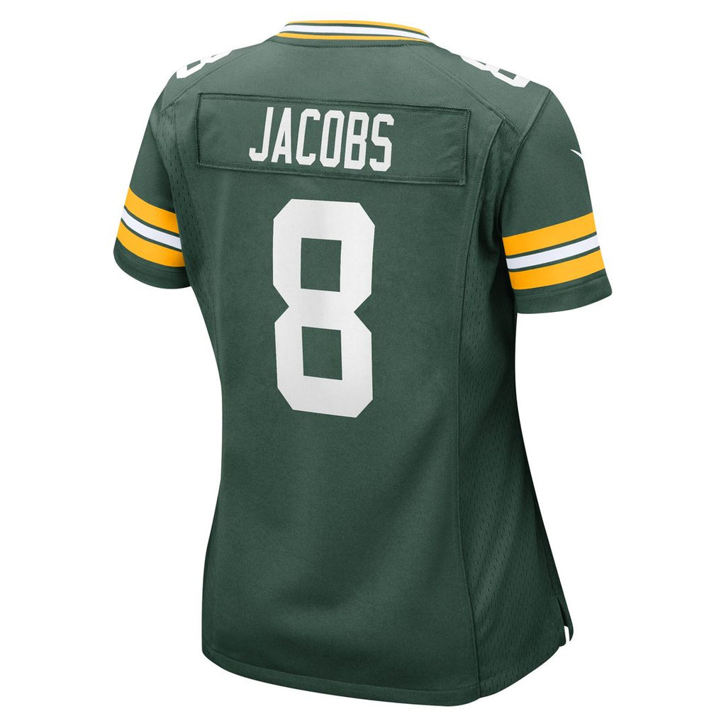 Josh Jacobs Green Bay Packers Nike Women's Team Game Jersey - Green Official NFL Team Apparel Football Fan Gear