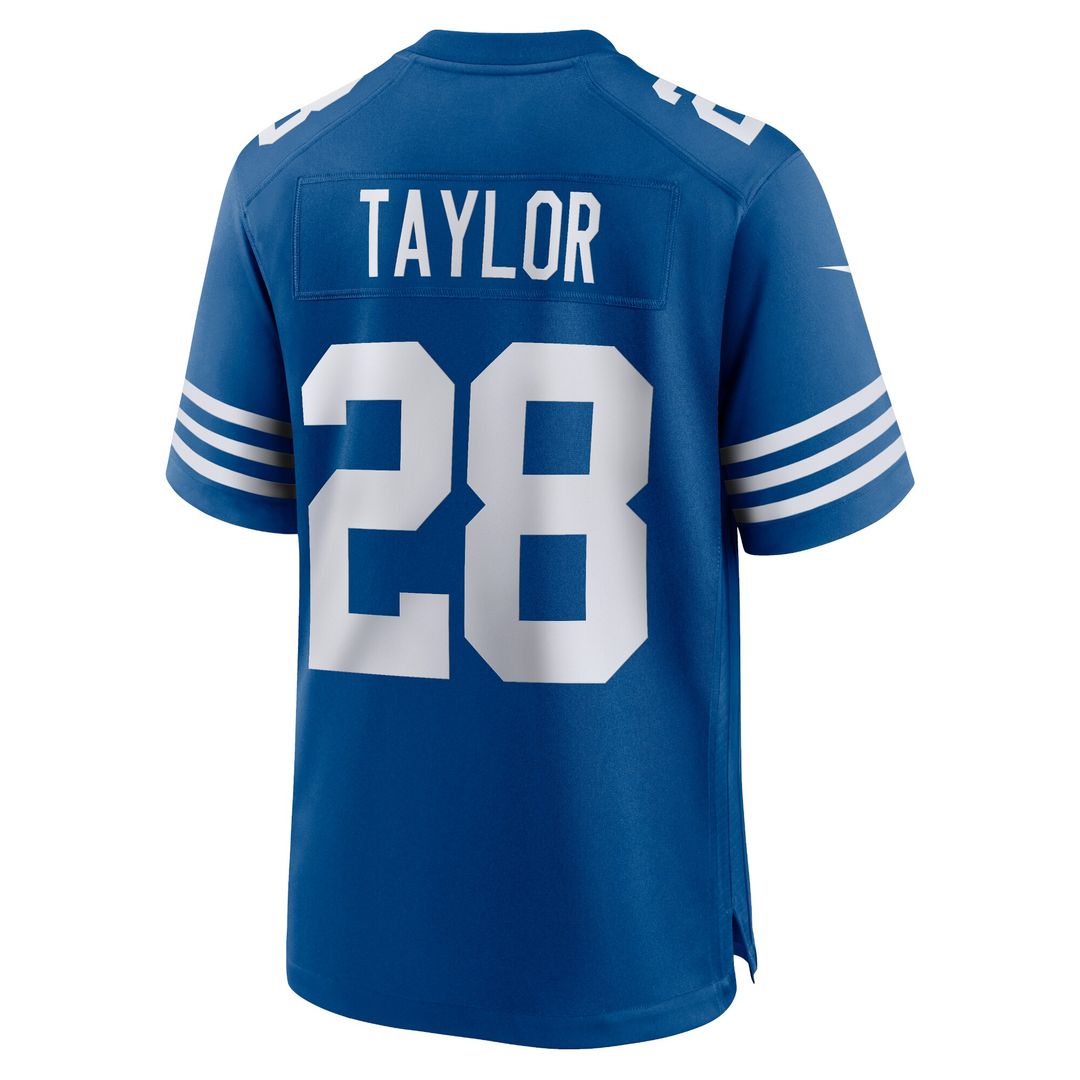 Jonathan Taylor Indianapolis Colts Nike Alternate Game Jersey - Royal Official NFL Team Apparel Football Fan Gear