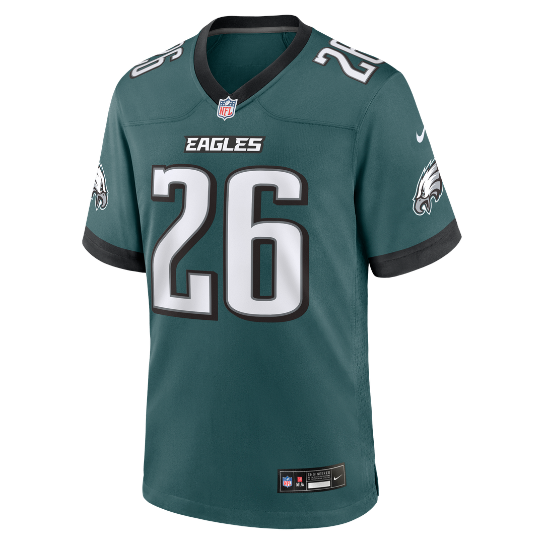 Saquon Barkley Philadelphia Eagles Nike Alternate Game Jersey - Black Official NFL Team Apparel Football Fan Gear