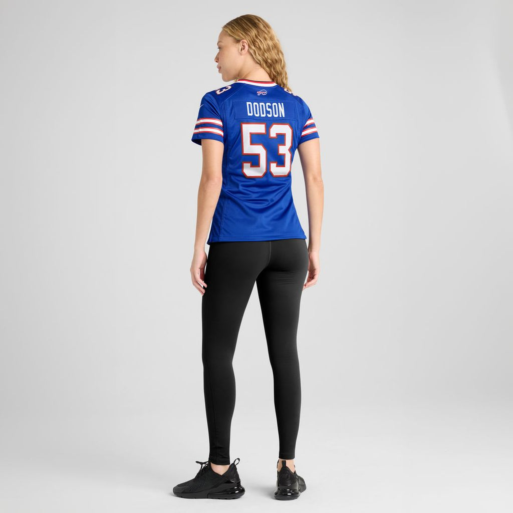 Tyrel Dodson Buffalo Bills Nike Women's Game Jersey - Royal Official NFL Team Apparel Football Fan Gear