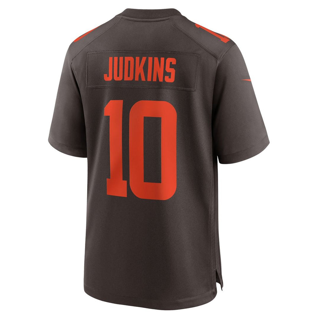 Quinshon Judkins Cleveland Browns Nike Alpha Dawg Game Jersey - Brown Official NFL Team Apparel Football Fan Gear