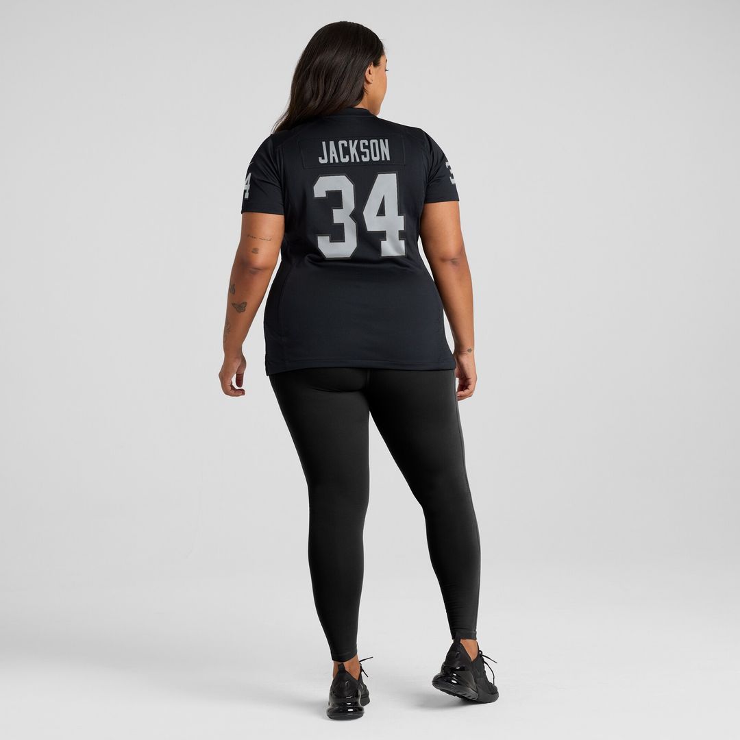 Bo Jackson Las Vegas Raiders Nike Women's Game Retired Player Jersey - Black Official NFL Team Apparel Football Fan Gear