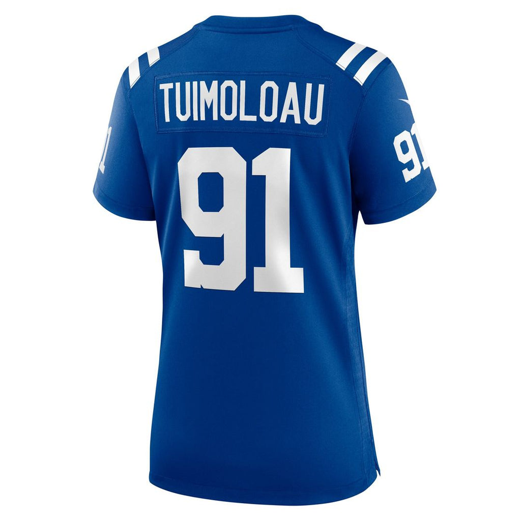 JT Tuimoloau Indianapolis Colts Nike Women's Team Game Jersey - Royal Official NFL Team Apparel Football Fan Gear